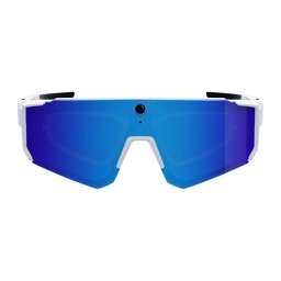 COLMi V06 Gafas Inteligentes Cámara Integrada IA Altavoces Bluetooth Blanco y Azul