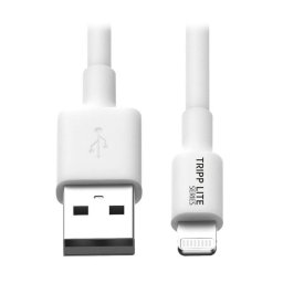 Cable USB-A a Lightning Tripp Lite M100-003-WH 91 cm Blanco Certificado MFi