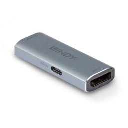 Repetidor de Señales AV Lindy 38421 8K DisplayPort 1.4 40 m Plata