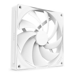 Refrigeración Aire NZXT Blanco 140 mm F140Q PWM Rodamiento FDB Silencioso