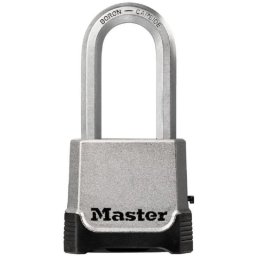 Master Lock Excell® M176eurdlh Candado De Combinación 4 Dígitos, Cuerpo De Zinc 56 Mm, Grillete Octogonal 9 Mm Con 51 Mm De Holgura, Antipalanca Y Para Exterior