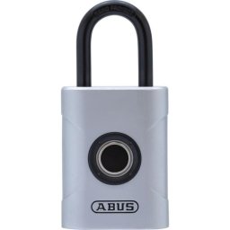 Candado Biométrico Abus Touch 57/45 Con Sensor De Huella 360°, Hasta 20 Registros, Alarma Vibratoria Integrada, Resistente Al Exterior Ip68, Arco De Acero Templado 6 Mm