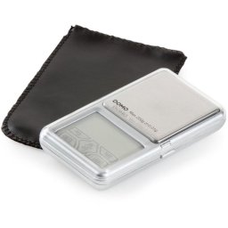 Domo Do9096w Báscula De Cocina Electrónica De Precisión 0,01 G, Capacidad 200 G, Pantalla Led, Táctil, Función Tara Y Tapa Transparente
