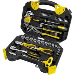 Fieldmann Fdg 5002-54r, Juego De Herramientas 54 Piezas Con Carraca 3/8", Vasos 8-22 Mm, Destornilladores, Llaves Allen, Alicates Y Maletín Negro