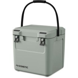 Dometic Cool Ice Ci 28 Cooler Rotomoldeada 28l Moss, Aislamiento Pu, Asa Y Asas Laterales, Cierres A Presión Con Apertura Segura A Una Mano, Bandeja Interior