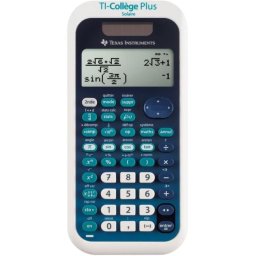 Calculatrice Scientifique Texas Instruments Ti-collège Plus Solaire (français) Écran Écriture Naturelle 5 Lignes, Fonctions Trigonométrie Et Statistiques, Solaire + Pile Cr2032 De Secours