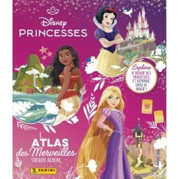 Álbum De Cromos Panini Disney Princess 2025, 48 Páginas Y 192 Cromos, Con 48 Especiales Brillantes Y Póster, Tapa Blanda Coleccionable Para Mayores De 7 Años