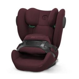 Cybex Pallas B3 I-size Silla De Coche Convertible Con Escudo De Impacto, Rumba Red, Isofix, Protección L.s.p. Plus Y Respaldo Reclinable, Para 76–150 Cm (grupo 1/2/3)