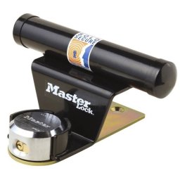 Kit Seguridad Puerta De Garaje Basculante Master Lock 1488eurdat: Candado De 6 Pines Y Barra De Acero Con Moraillón, Para Exterior