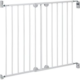 Safety 1st Wall-fix Extending Barrera De Seguridad Metálica De Fijación A Pared 62–102 Cm Blanca, Portillón Para Puertas Y Escaleras, Apertura De Una Mano En 1930:2011
