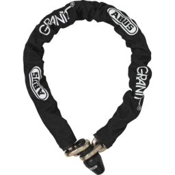 Abus Granit 1480/180 Candado De Cadena Para Moto 14 Mm, Cilindro Xplus Y Funda Textil Protectora, Cierre Directo, Nivel De Seguridad 6, 2 Llaves, 180 Cm