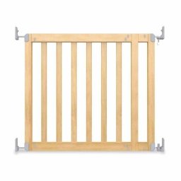 Barrière De Sécurité Bébé Ingenuity En Bois Ajustable 76–91 Cm, Hauteur 72,8 Cm, Portillon, Pose Par Pression Ou Avec Étriers, Finitions Personnalisables À Peindre Ou Teindre