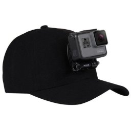 Gorra Puluz PU195 con soporte para cámara deportiva DJI, GoPro, Insta360