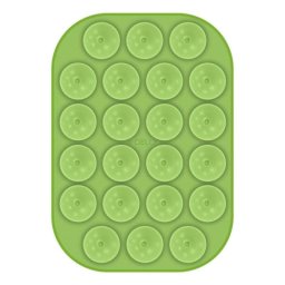 Soporte con ventosa Celly FIXSQUARE Verde Silicona Universal