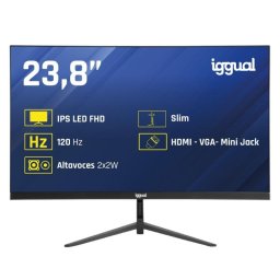 Monitor IGGUAL ML24S 23,8" FullHD 120Hz IPS Frameless Altavoces 1ms VESA