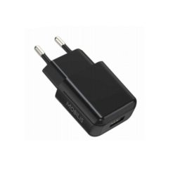 Cargador Mobilis Interior USB Tipo C Negro 100-240V