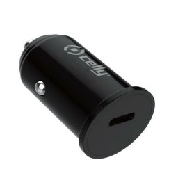 Cargador Coche USB-C 20W Celly Negro Caja OEM