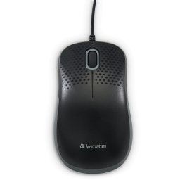 Ratón Verbatim 49024 mano derecha USB tipo A 1000 DPI Negro ergonómico