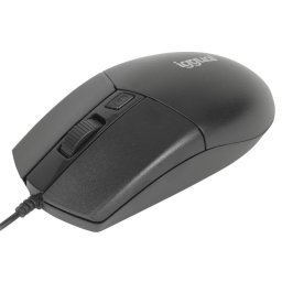 Ratón IGGUAL COM-BUSINESS2 2400 DPI USB tipo A Negro Ambidiestro Cableado