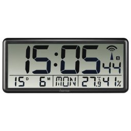 Reloj Digital de Pared Hama Jumbo con Radio DCF, Termómetro e Higrómetro