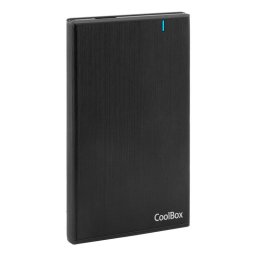 Caja PC CoolBox Slimchase A2540 2.5" Aluminio Negro USB3.2 Gen1 Micro-USB