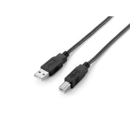 Cable USB 2.0 EQUIP Tipo A a Tipo B 2 m negro