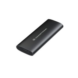 Caja PC Conceptronic StreamVault DANTE04B M.2 Aluminio Negro USB 10 Gbps