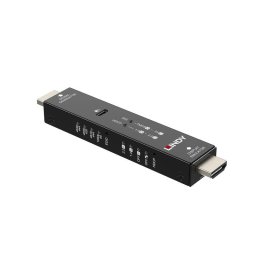 Generador de Señal HDMI 4K60 Lindy 32683 Negro Metal