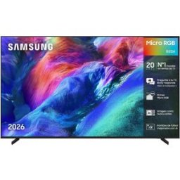 Samsung TV Micro RGB 189cm (75') TMR75R85HAUXXC 4K Smart TV con Vision AI y Football Mode. Negro