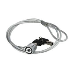 F&K Candado de Seguridad Antirrobo para Portátil, Cadena de Cable con llave, Nuevo