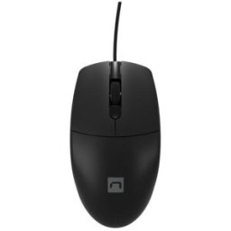 Natec RUFF 2 Black FOG Wired 1000 DPI, Negro, Nuevo