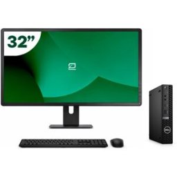 Pack Dell 5090 Micro i5 11500T 16GB SSD 512GB + LCD 32" + Tecl y Ratón Inalámbrico + WiFi