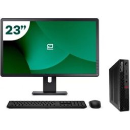 Pack Lenovo P340 Tiny i5 10500T 8GB SSD 256GB + LCD 23" + Tecl y Ratón Inalámbrico + WiFi