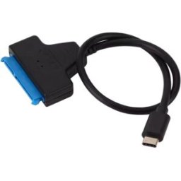 Cable USB SATA 3 adaptador a USB-C, compatible con disco duro externo HDD SSD de 2,5 pulgadas, Cable Sata III de 22 pines, Nuevo