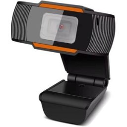 Cámara Web Webcam HD 720P con micrófono, USB, Negro, Nuevo