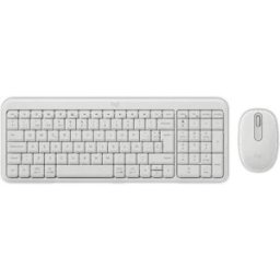 Teclado + Ratón Logitech MK250 Inalámbrico Wireless, Blanco, Nuevo