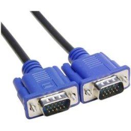 Cable VGA macho a VGA macho 1.50m, Negro