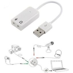 Conector de tarjeta de sonido USB externo 7.1, adaptador de Audio de 3,5mm