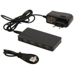 Adaptador Hub Konig (csu2h7p200bl) USB 7 puertos (7x USB 2.0), A+