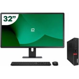 Pack Lenovo M920q Tiny i5 9500T 16GB SSD 256GB + LCD 32" + Tecl y Ratón Inalámbrico + WiFi