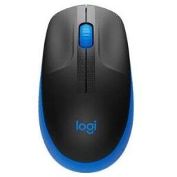 Ratón Logitech M190 Wireless Inalámbrico Negro Azul, Nuevo