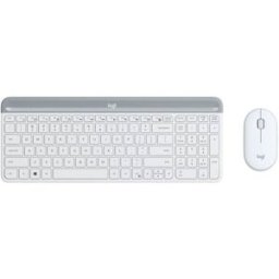 Teclado + Ratón Logitech MK470 Inalámbrico Wireless, Blanco, Nuevo