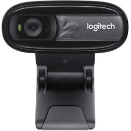 Cámara Web Logitech C170 (v-u0026) Webcam USB, Negro, A+