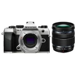 OM SYSTEM OM-5 II Cuerpo + M.Zuiko AF 12-45mm f/4 Pro ED plata