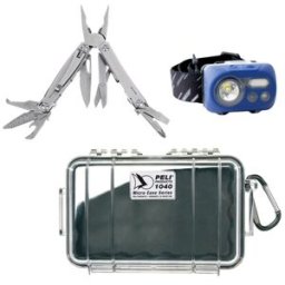 Peli 1040 Toolcase Set Nightshift Transparente