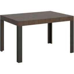 ITAMOBY Mesa extensible 80x140/224 cm Linea Nogal estructura Antracita