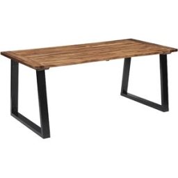 vidaxl Mesa de comedor madera maciza de acacia 180x90 cm