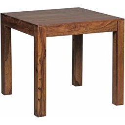 mesa de comedor MUMBAI madera maciza sheesham 80 cm mesa