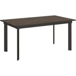ITAMOBY Mesa extensible 90x160/220 cm Cumar Nogal estructura Antracita