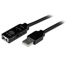 Cable Extensión USB 2.0 Activo 10 m StarTech Macho a Hembra USB A Negro